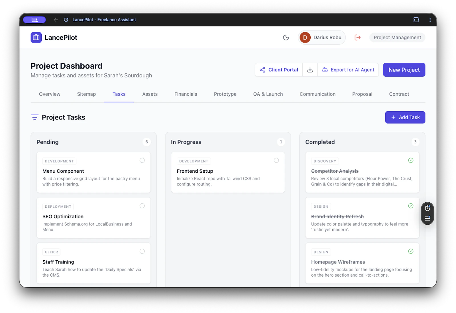 LancePilot screenshot 2