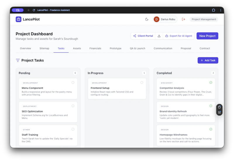 LancePilot screenshot 2