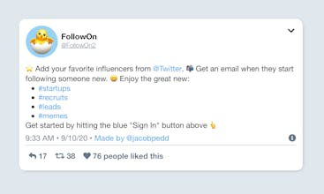 FollowOn gallery image