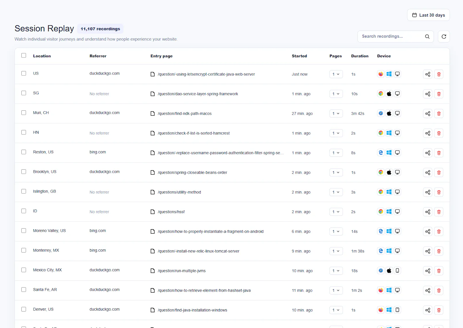 UserTrail screenshot 8
