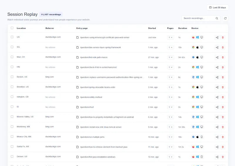 UserTrail screenshot 8
