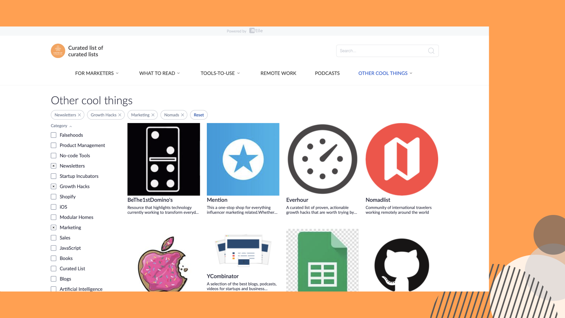 Curated list of curated lists gallery image