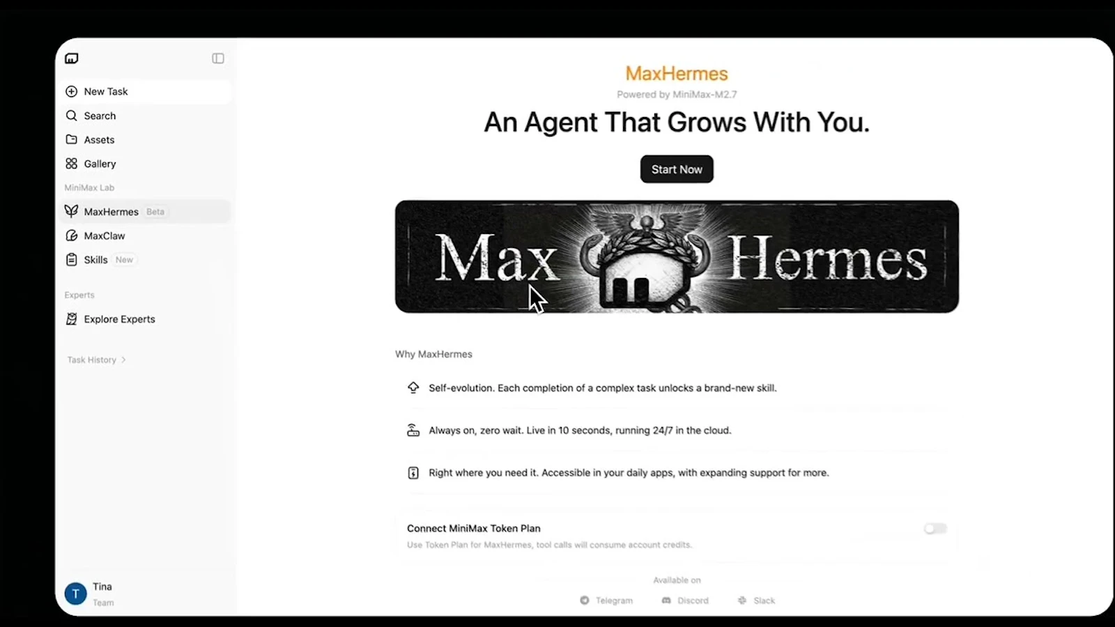 MaxHermes by Minimax screenshot 1 (video preview)