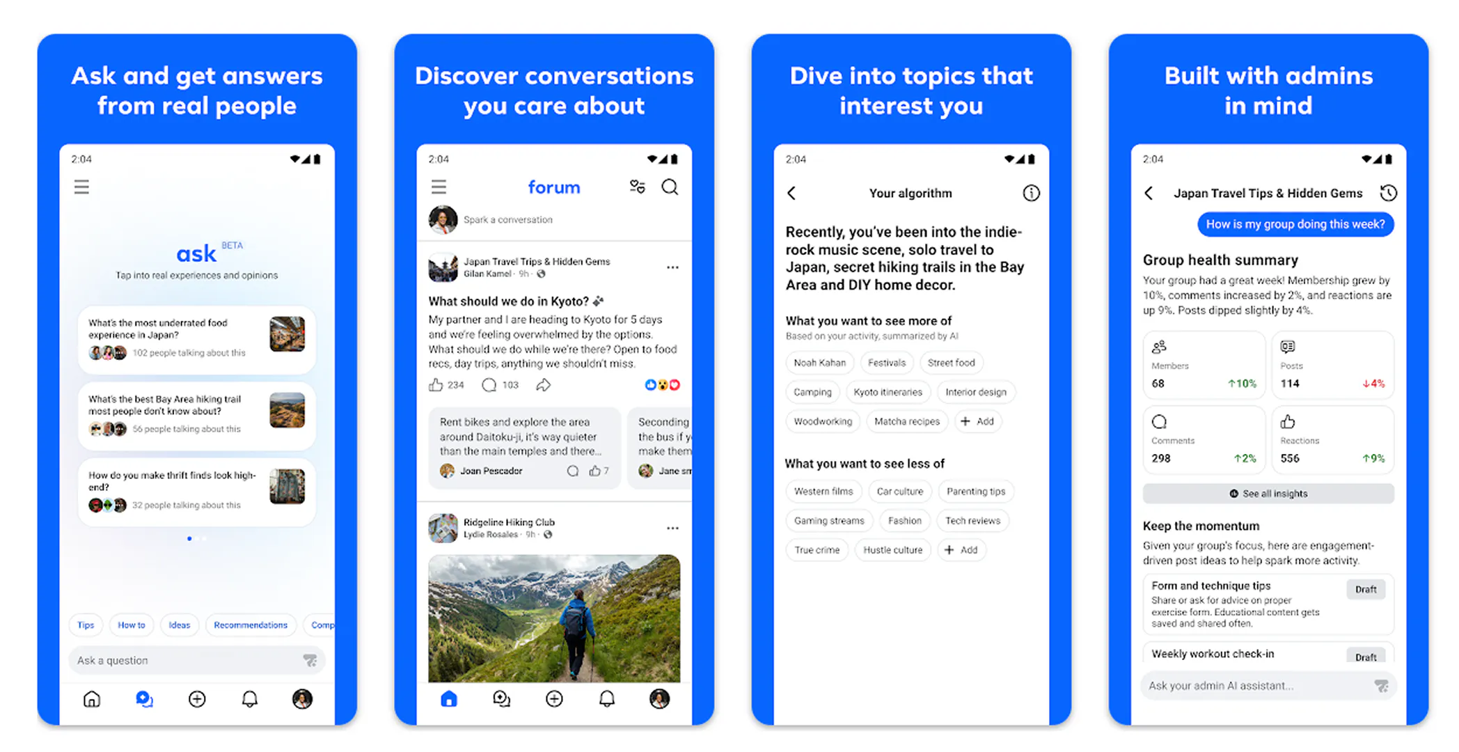Forum, a Facebook app gallery image