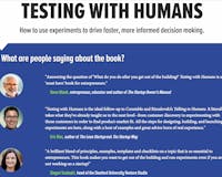 Testing with Humans: How to use experiments to drive faster, more informed decision making. media 2