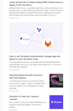 Terraform Weekly Newsletter gallery image