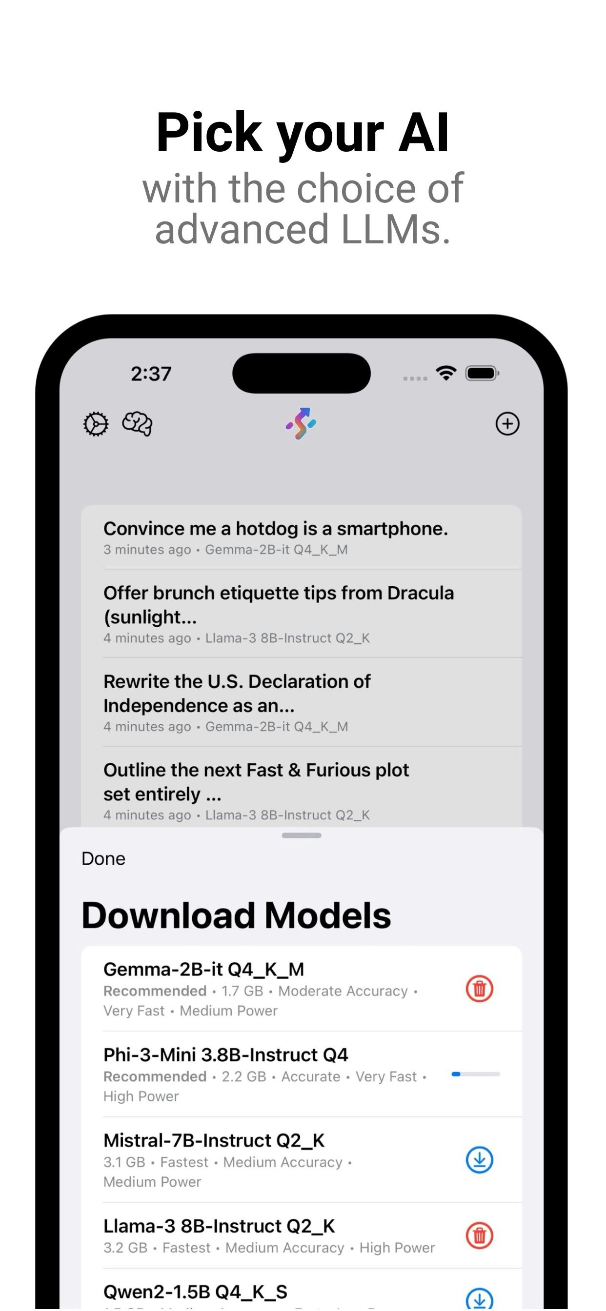 Haplo ai - Безопасный и местный AI Chatbot для iOS и MacOS медиа 5