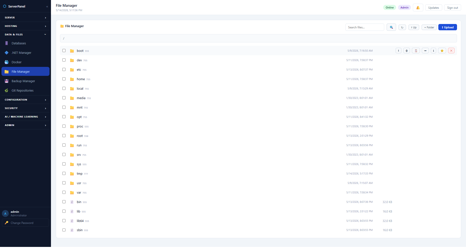 Nettpanel — Linux Server Management gallery image