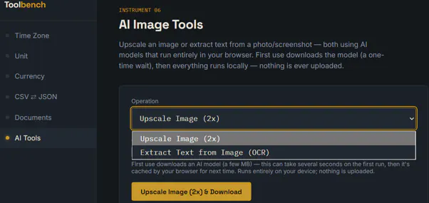 Toolbench — Converters 截图 6
