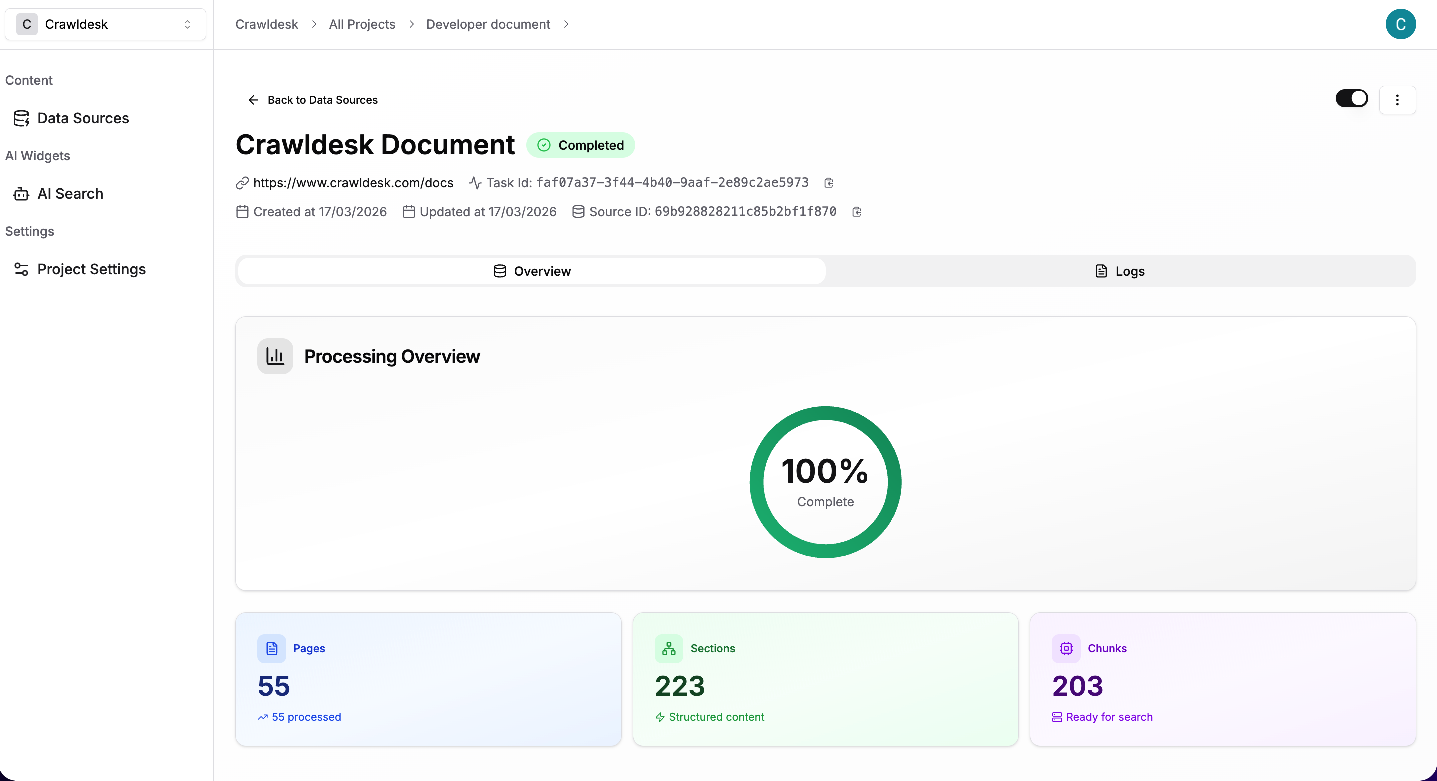 Crawldesk gallery image