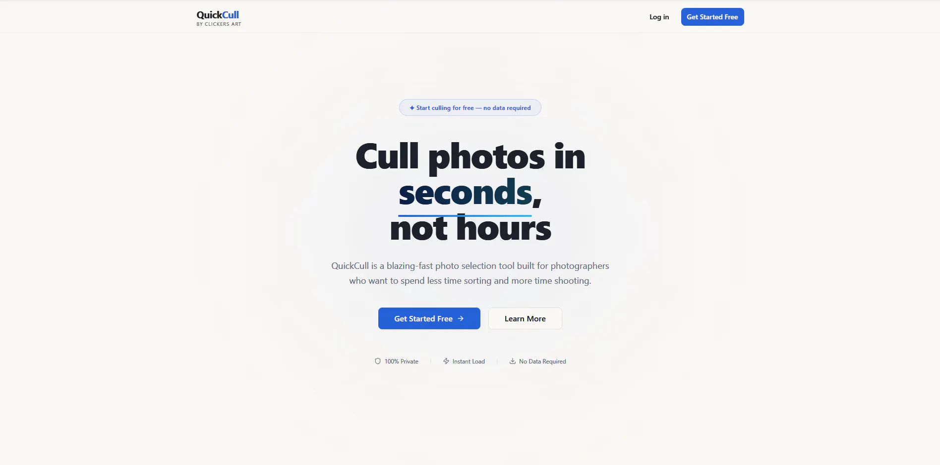 QuickCull product banner