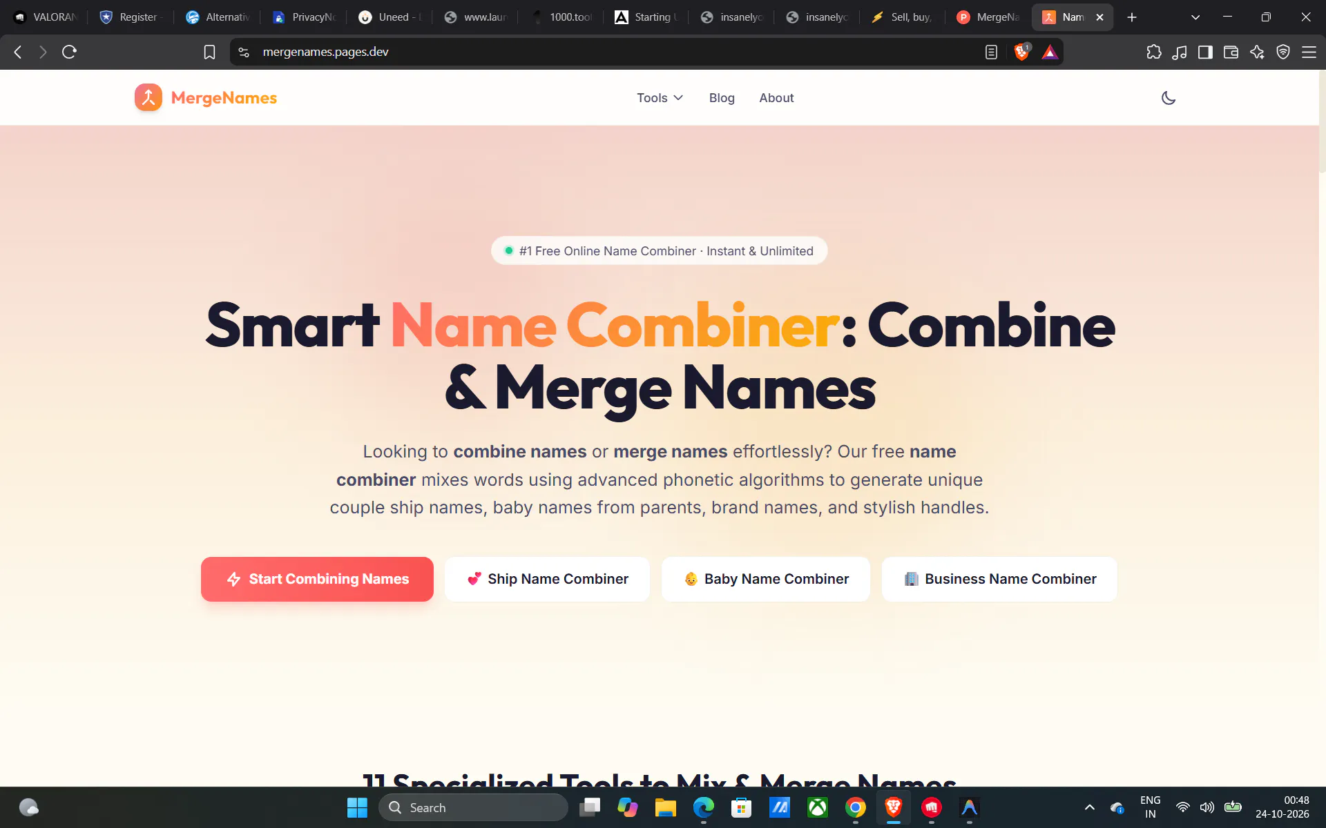 MergeNames gallery image
