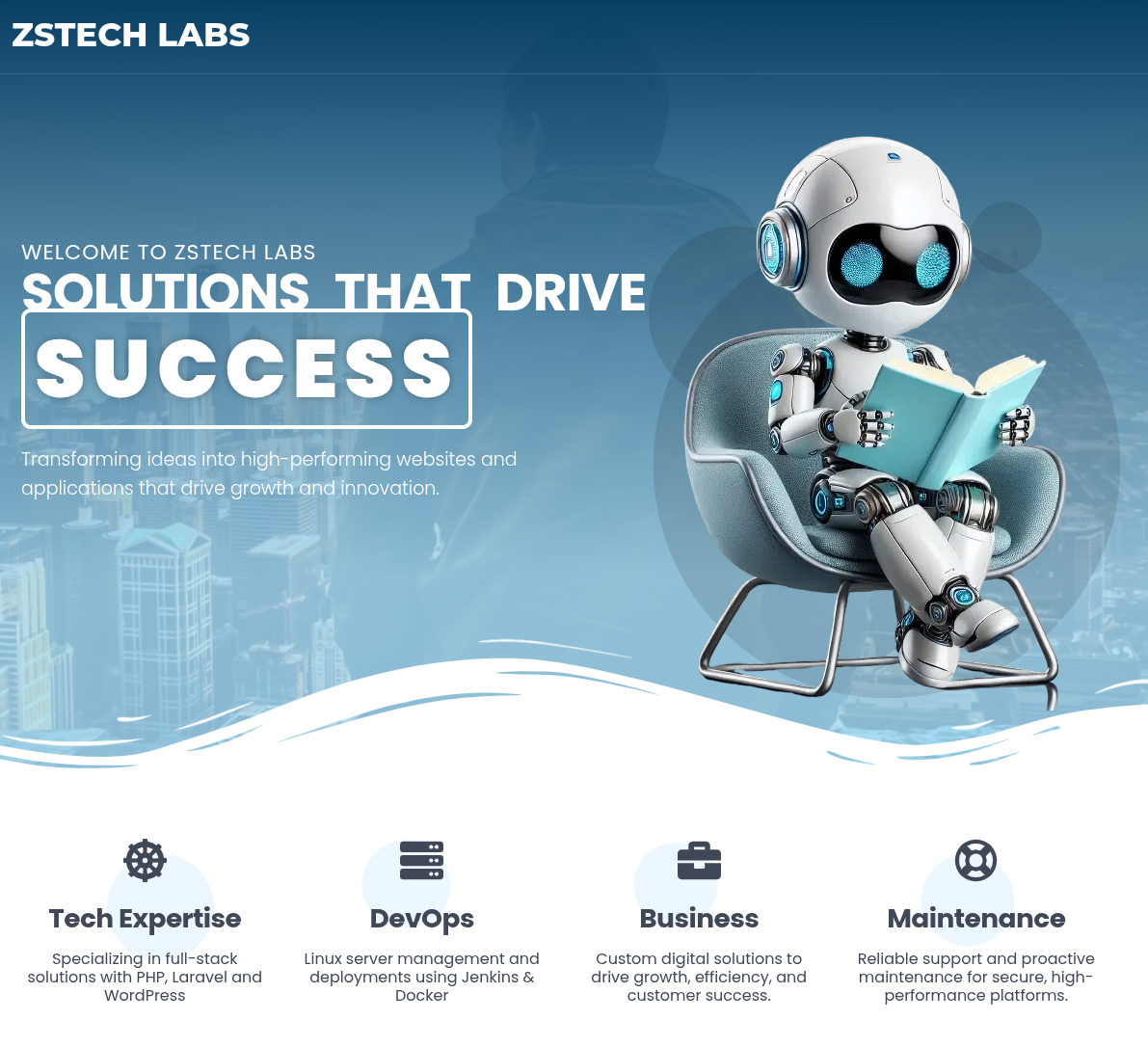 Mídia 1 de ZSTECH LABS - Construímos sites de alto desempenho com Laravel e WordPress