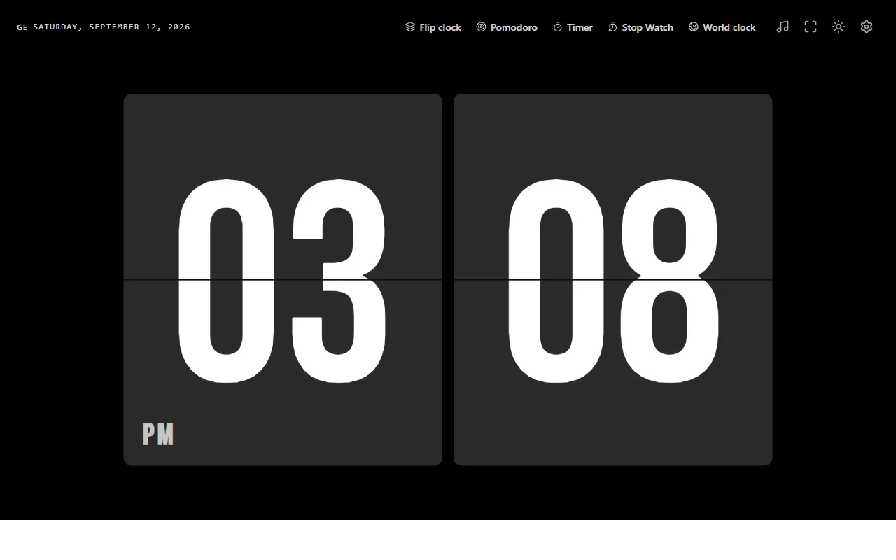 Digital Clock Online gallery image
