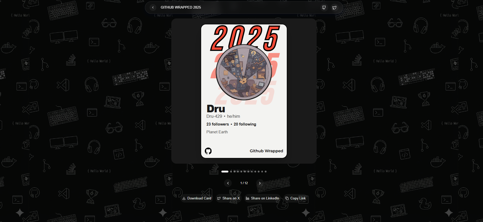 GitHub Wrapped gallery image