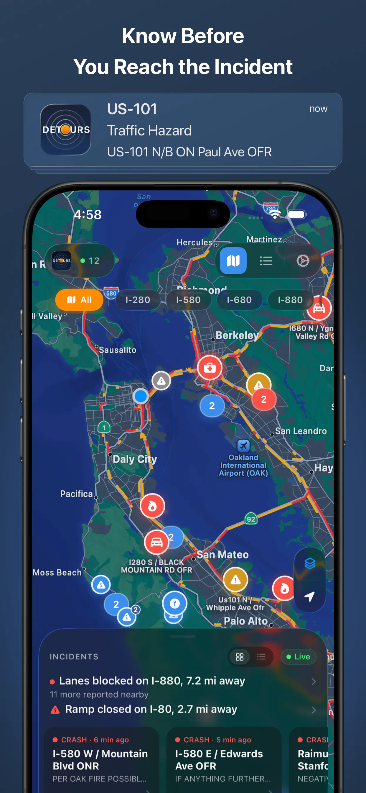 Detours: Traffic & Road Alerts gallery image