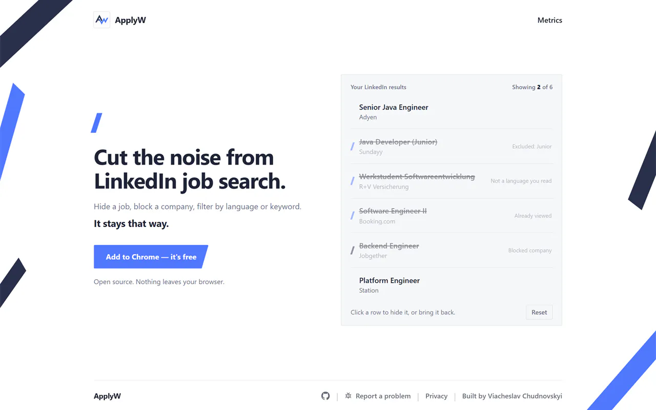 ApplyW screenshot
