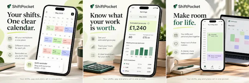 ShiftPocket — Your work, in balance screenshot 2