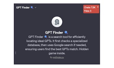 GPT Finder Chrome Extension gallery image