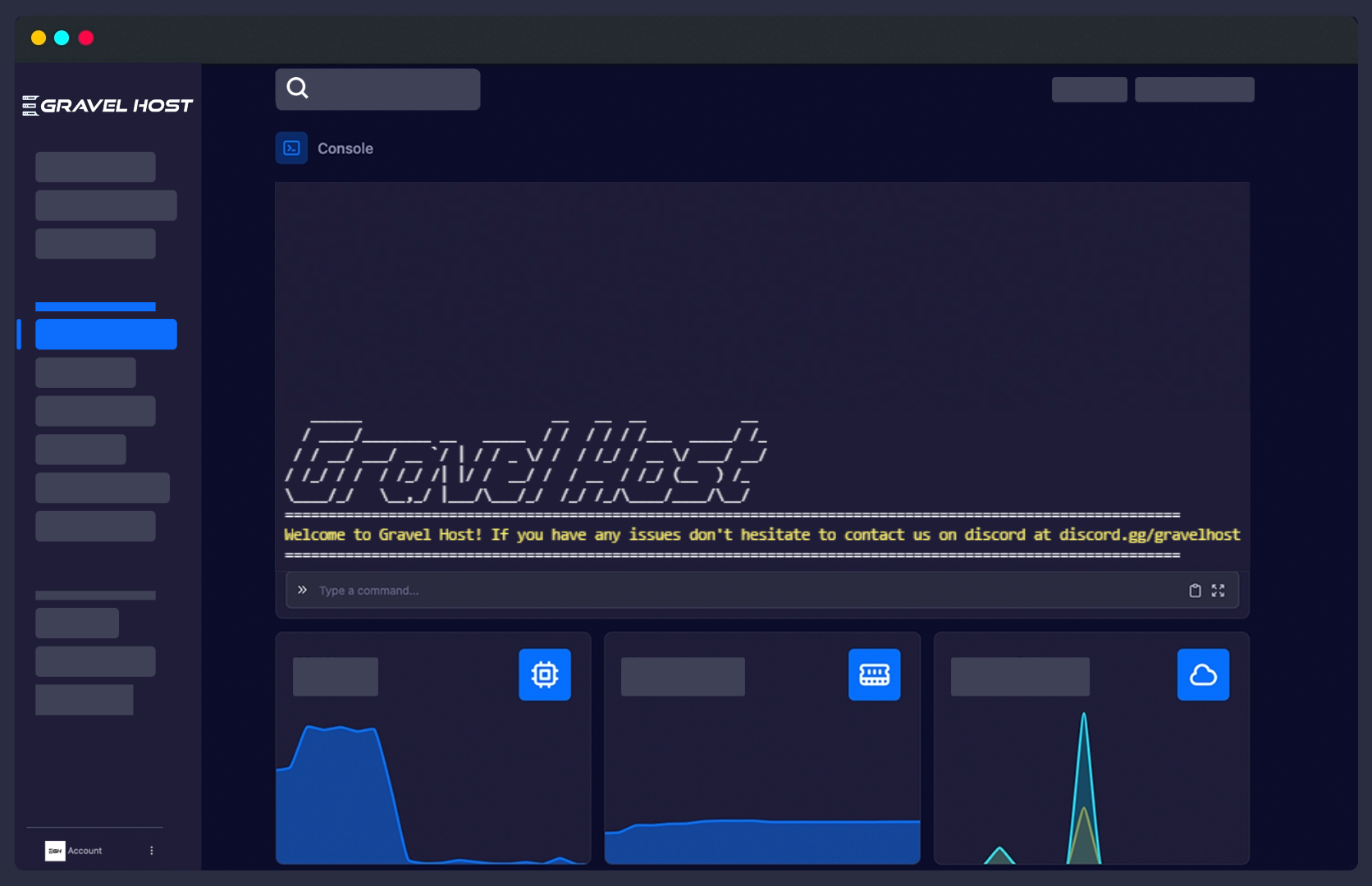 Gravel Host - Screenshot 2 showing product features and functionality