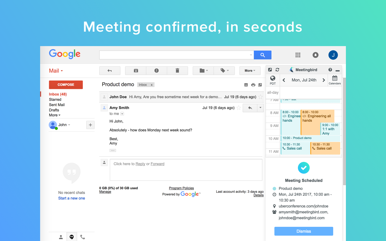 Meetingbird for Gmail gallery image