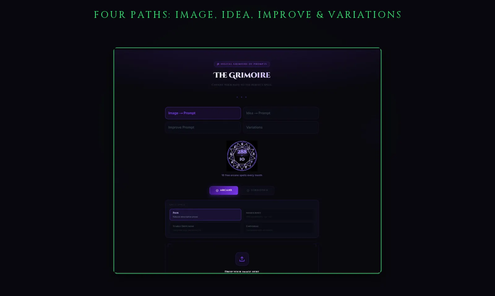 promptnomicon screenshot 4