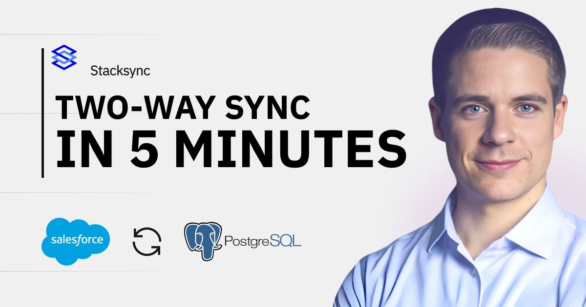 Stacksync - Main product screenshot demonstrating key features and user interface