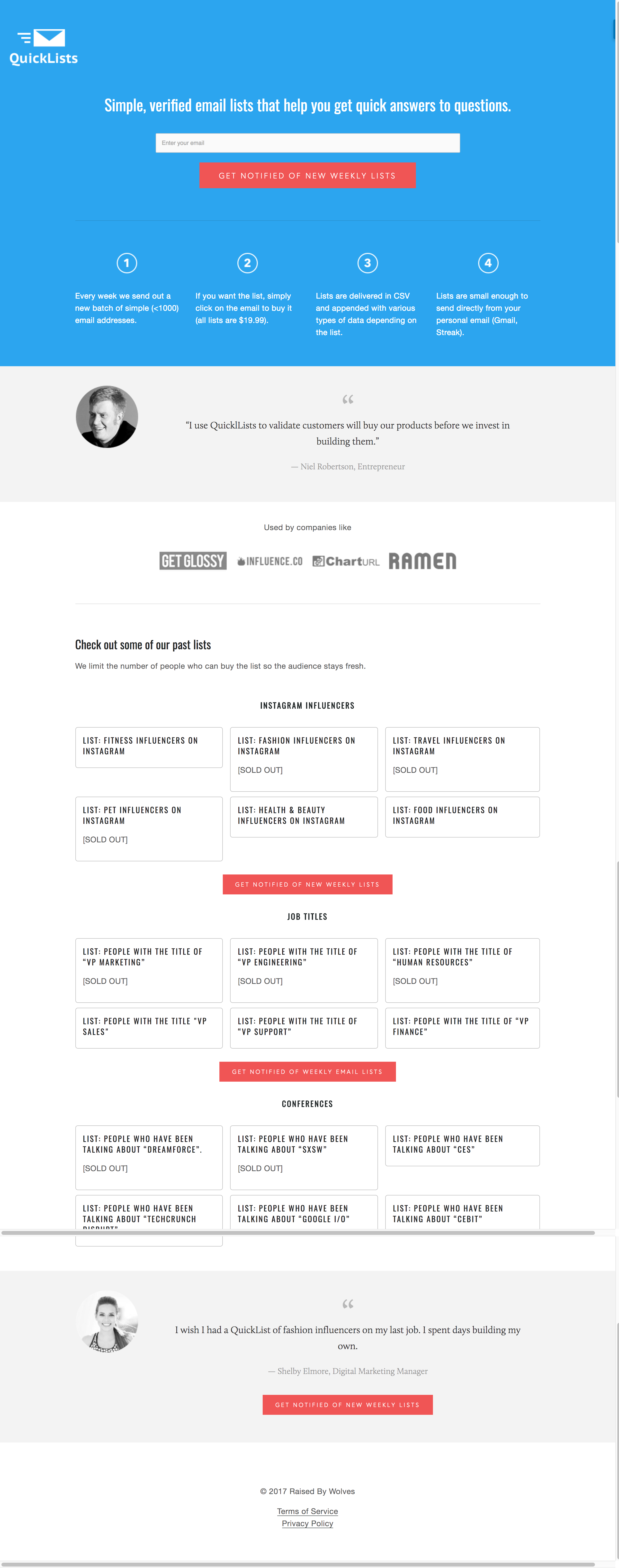 QuickLists gallery image