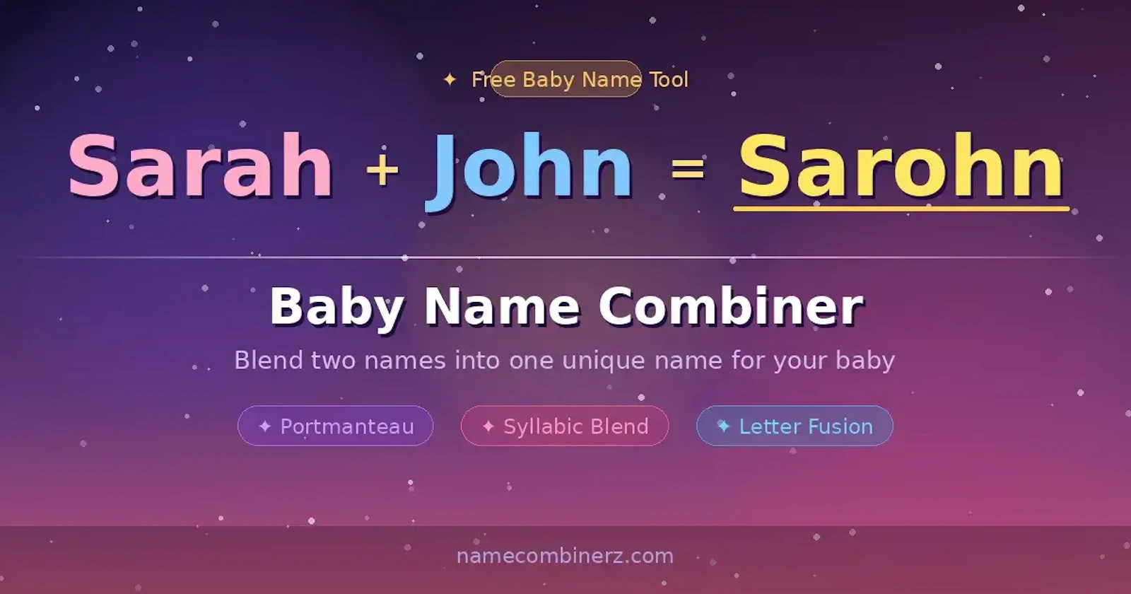 Baby Name Combiner screenshot 1
