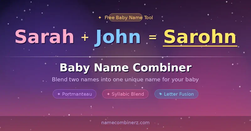 Baby Name Combiner screenshot 1