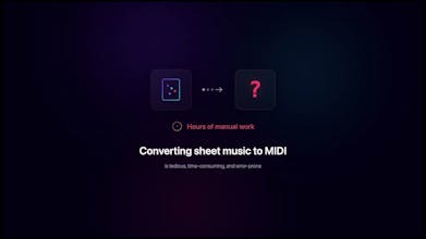 Melogen Ai Sheet Music to Midi Converter gallery image