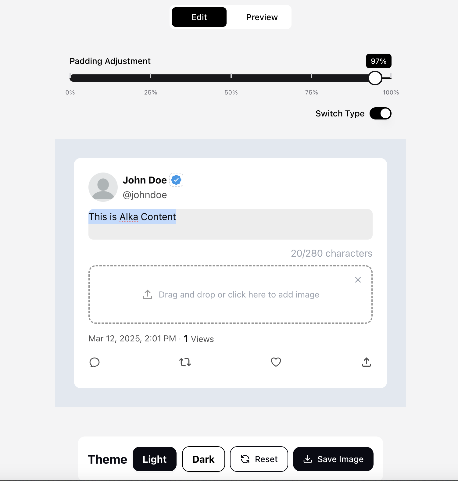 Media Alka - Buat mockups post media sosial dengan serta -merta 3