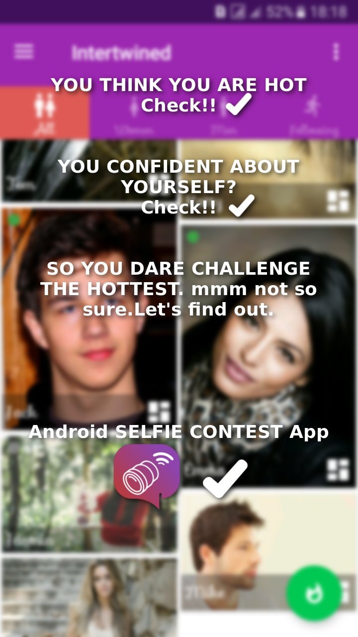 Intertwined App Compete, Chat and listen to Music