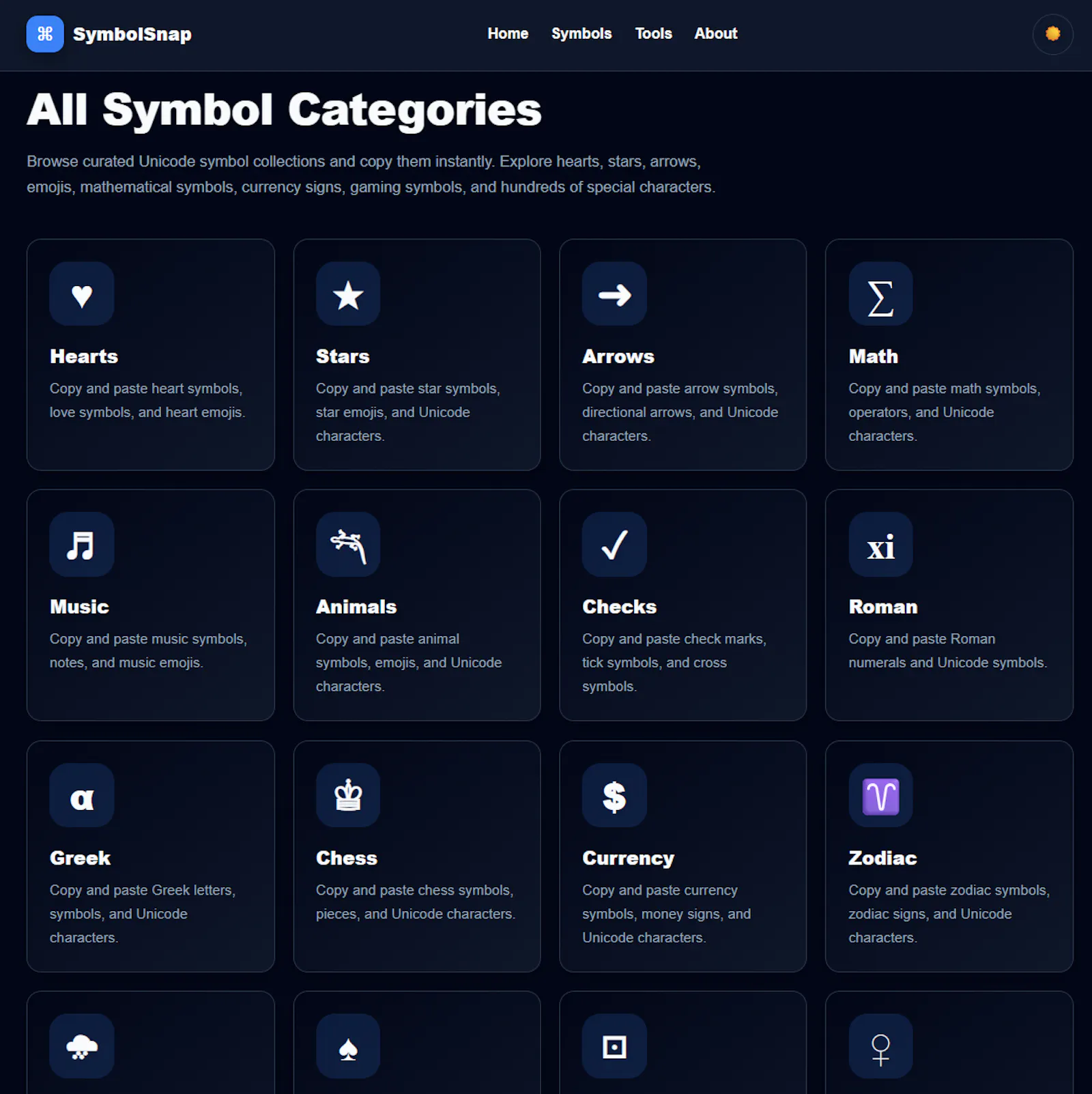 SymbolSnap screenshot 2
