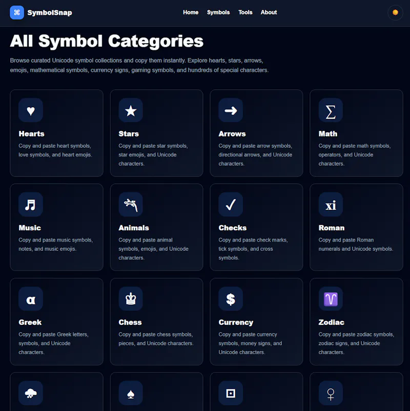 SymbolSnap screenshot 2