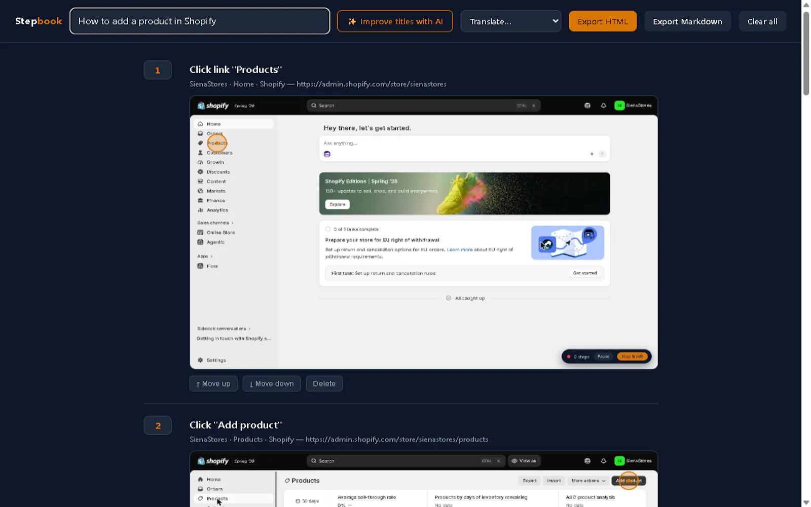 Stepbook screenshot 4