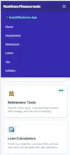 Rushiram Finance Tools 2.0 gallery image