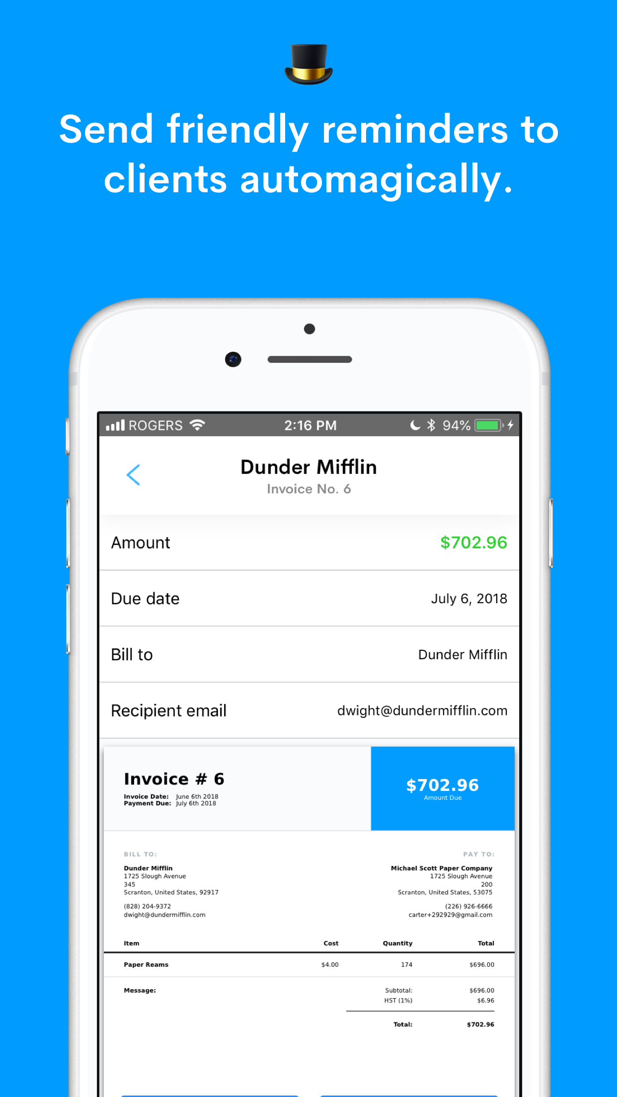 Free Invoice gallery image