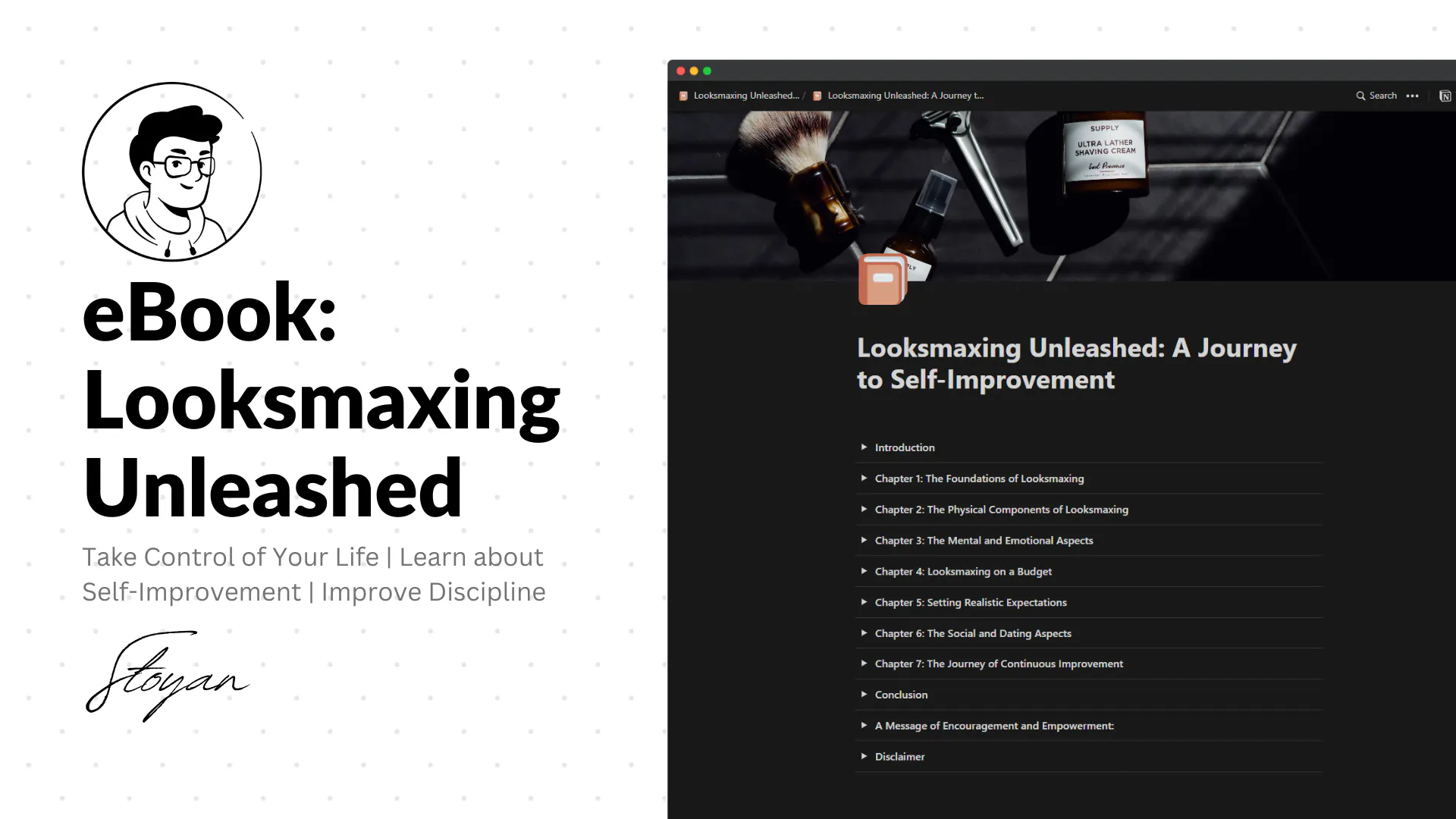 Looksmaxing Unleashed | Ebook gallery image