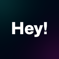 Hey! logo