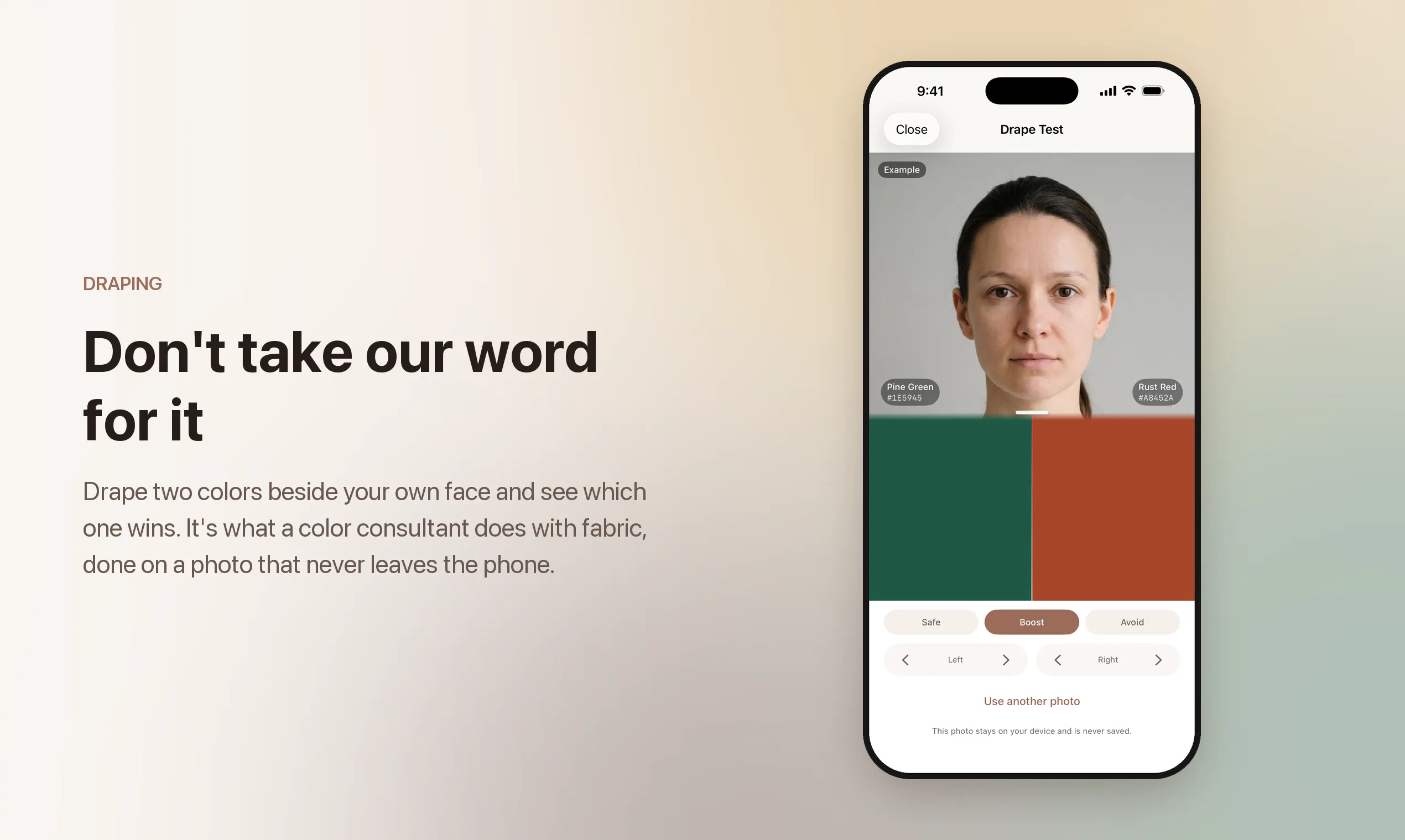 ToneFit: Color Analysis gallery image