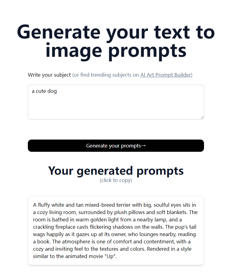 AI Prompt Generator gallery image