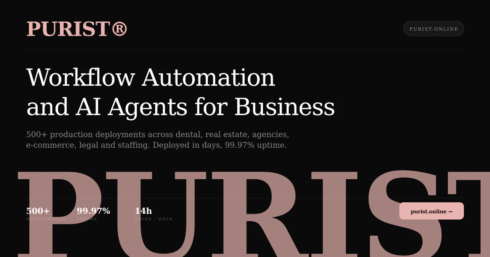 PURIST screenshot 1