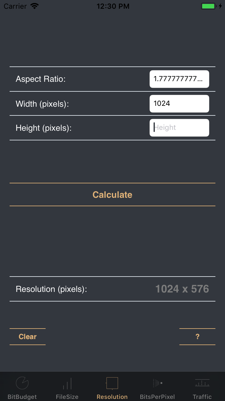 VidBitCalc - The Video Bitrate Calculator gallery image