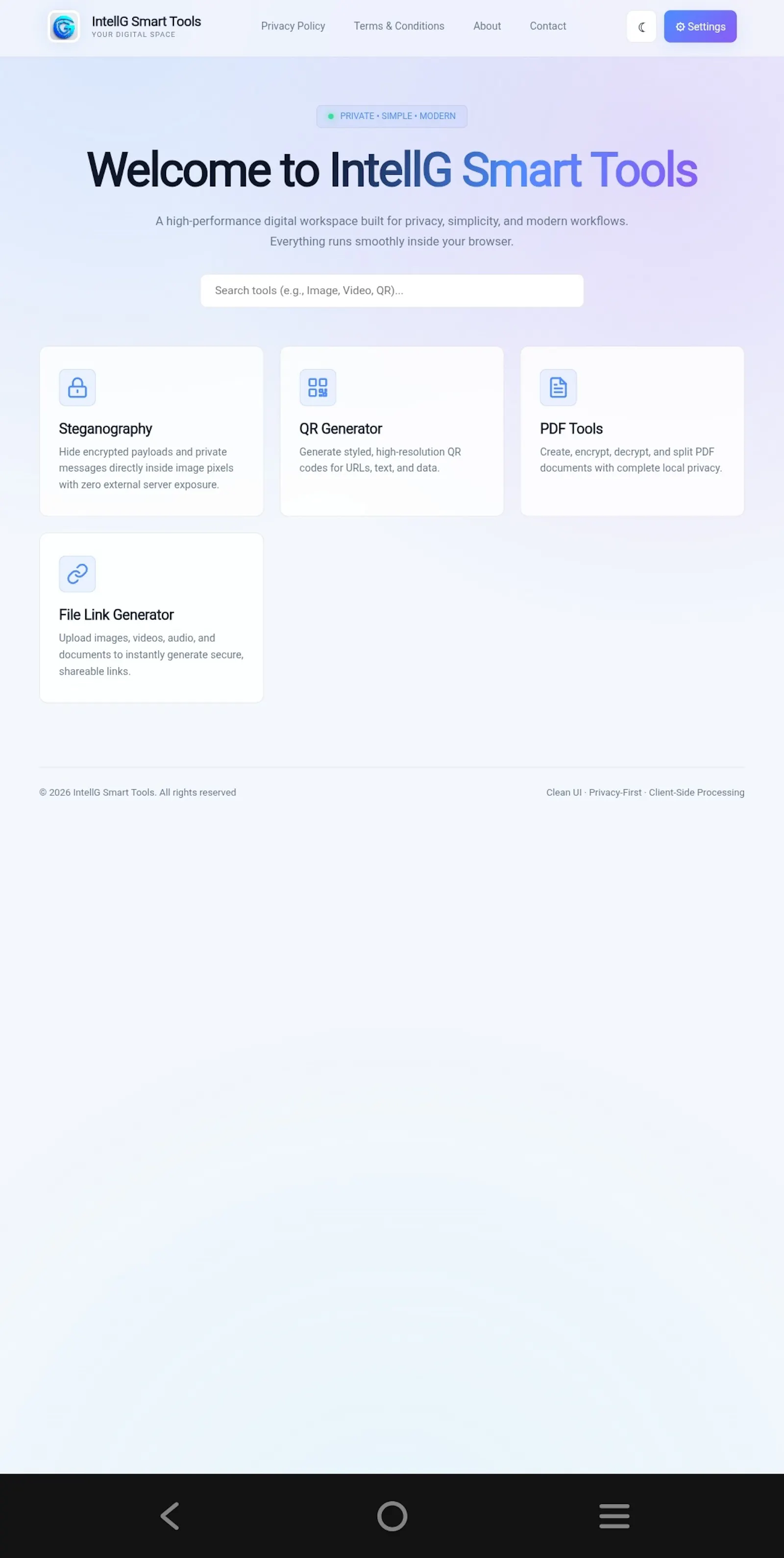 IntellG Smart Tools screenshot 2