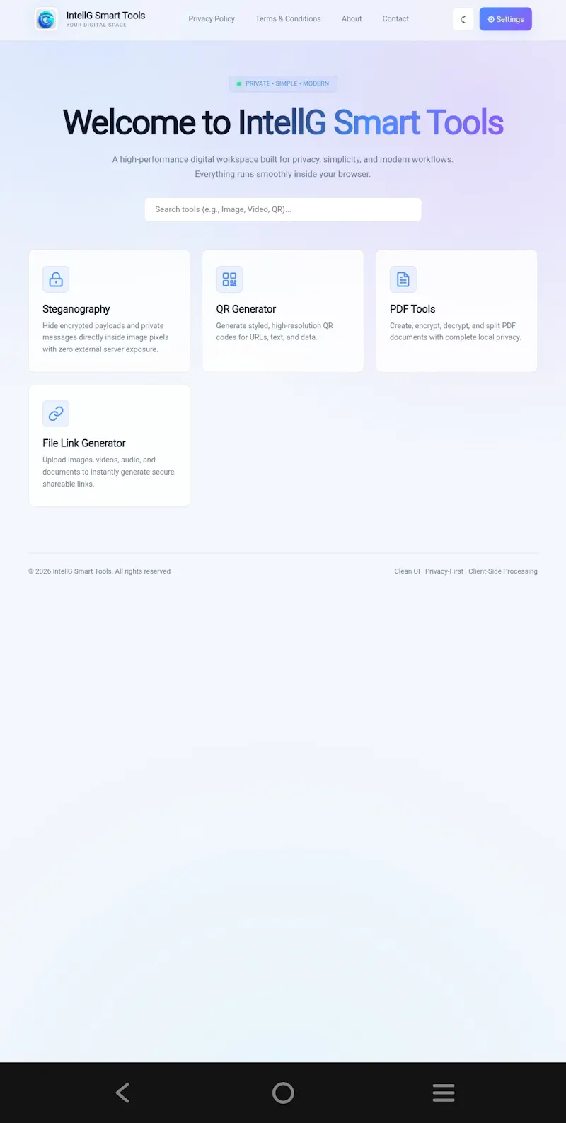 IntellG Smart Tools screenshot 2