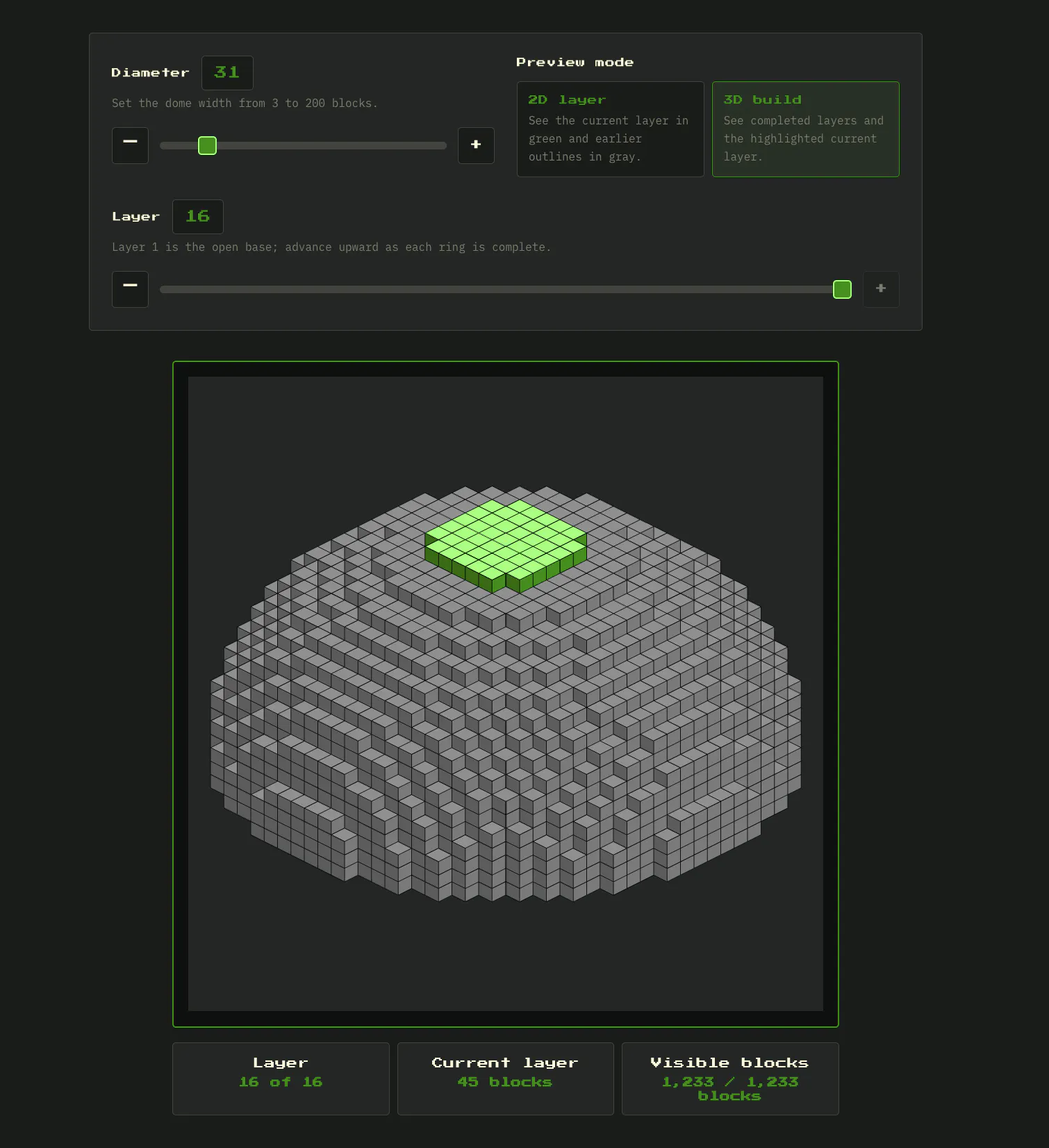 Pixel Circle Builder gallery image