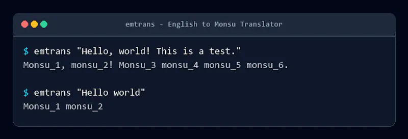 EMTranslator screenshot 1