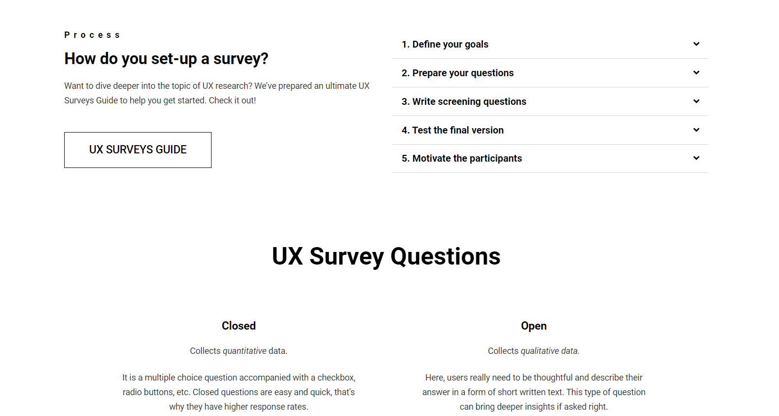 UX surveys guide gallery image