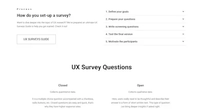 UX surveys guide gallery image